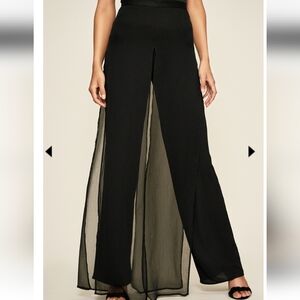 Tadashi Shoji Black evening pants